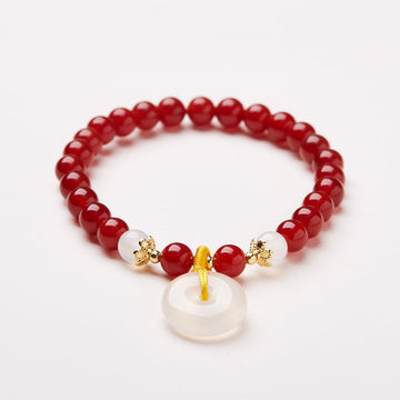 Lucky Red Agate Amulet
