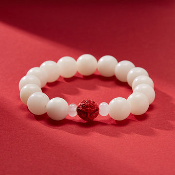 Red Sand Pixiu Blessing Bracelet