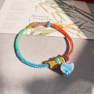 Seven Wisdom Rope + Blue Magic Color Zongzi (1 pack, not including gift box)
