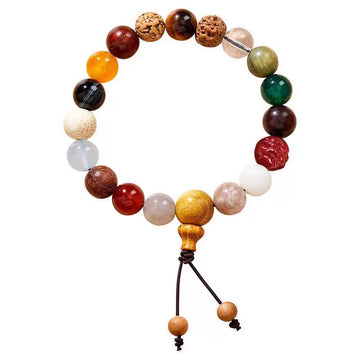 Hangzhou Lingyin same style 18 seeds multi-treasure bracelet