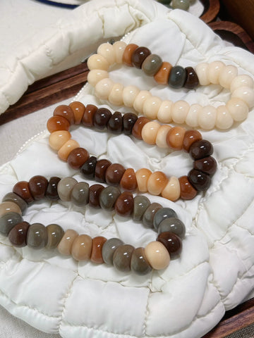 New Milky Coffee Garlic Bodhi Bracelet 14MM (Multiple Colors Available)