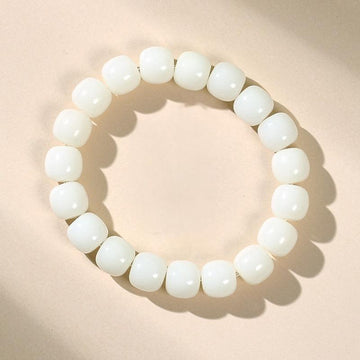 White jade bodhi[plain ring]