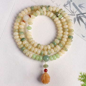 Floating Flower Bodhi [Small Lemon Buddha's Hand] 6*9mm 108 pieces