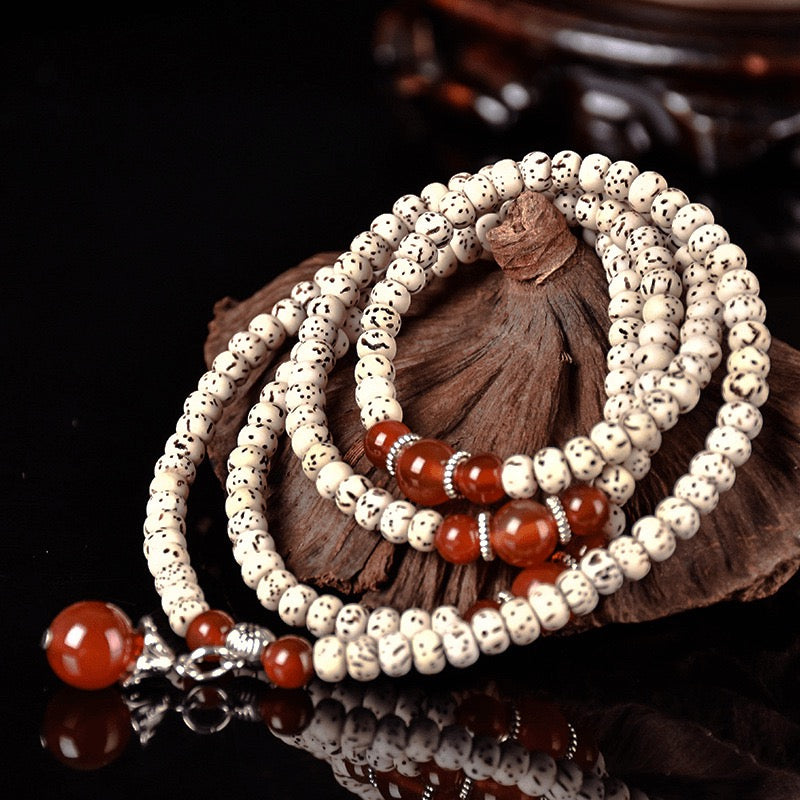 Star and Moon Shanti 3*5mm [Agate Red]