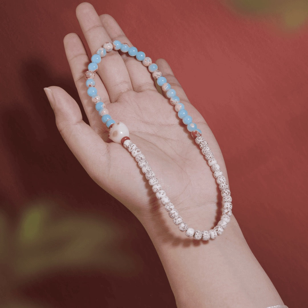 Star Moon Bodhi 3*5mm double circle [Shoushan cat claw style]
