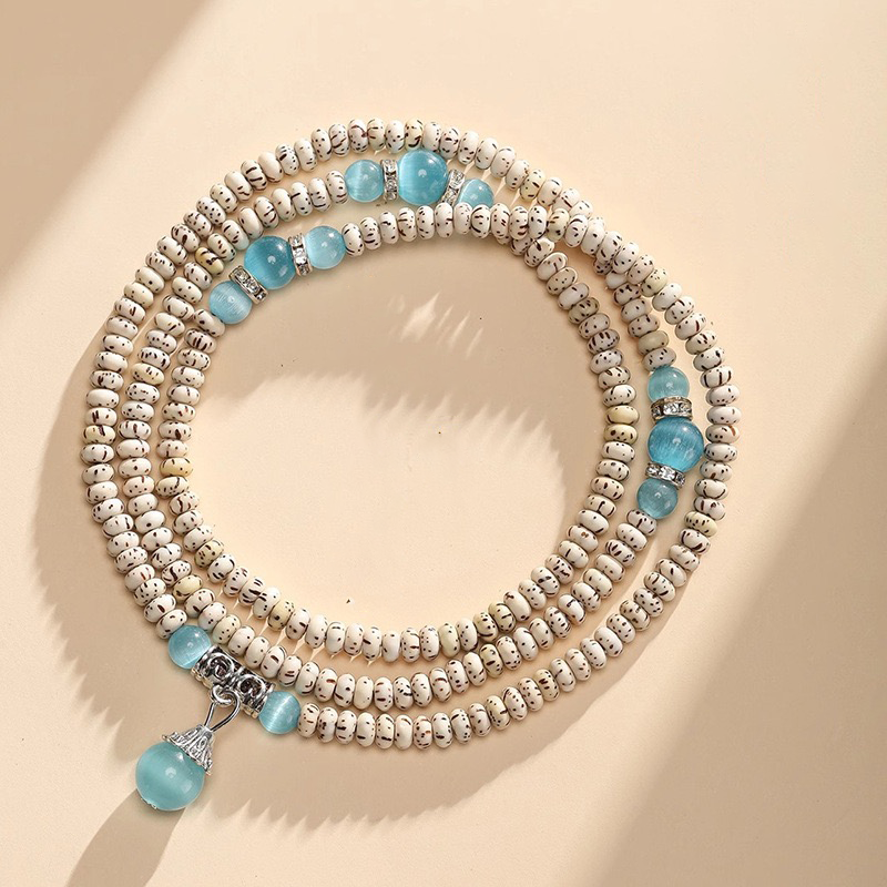 Star and Moon Shanti 3*5mm [Agate Blue]