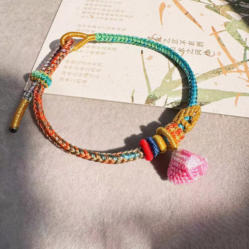 Seven Wisdom Ropes + Pink Magic Color Zongzi (1 pack, not including gift box)