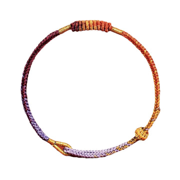 Hand-woven red string bracelet for the Year of the Dragon