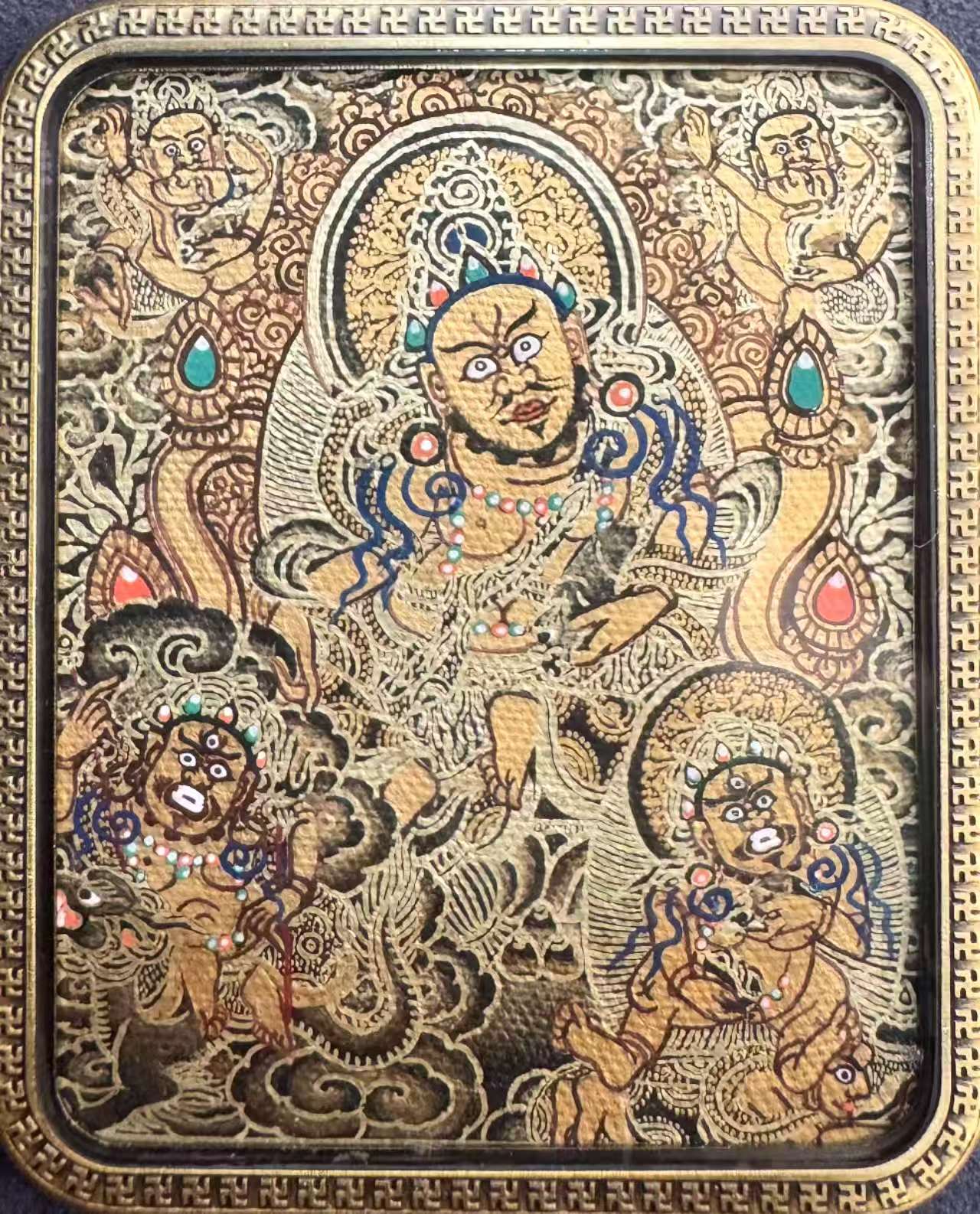 Five Tibetan Gods of Wealth
