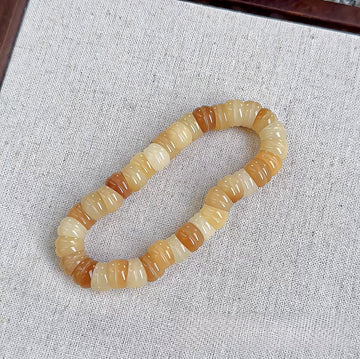 Burger-Sliced Fidget Bodhi Bracelet for Stress Relief