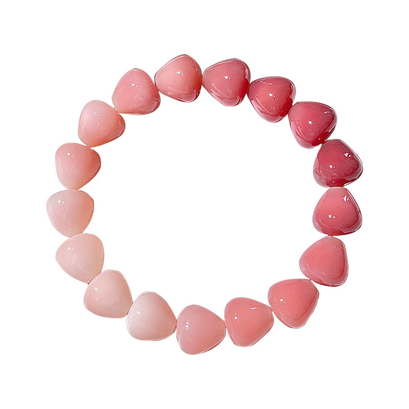 Pink Droplet-Shaped Bodhi Bracelet – Multi-Color Options Available