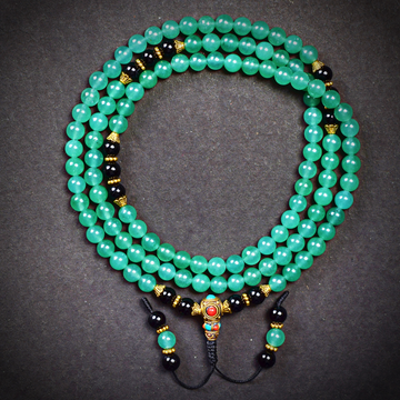 Aventurine Stone of Prosperity Mala